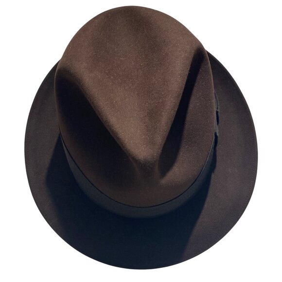 Optimo 100% Beaver Brown Trilby - Rare Find! Like new condition. - Picture 4 of 6